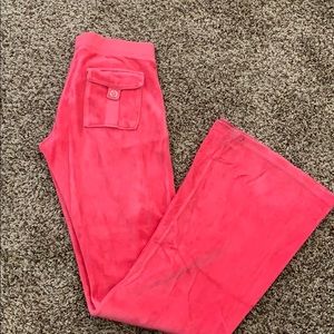 Vintage Juicy couture velour pocket pants